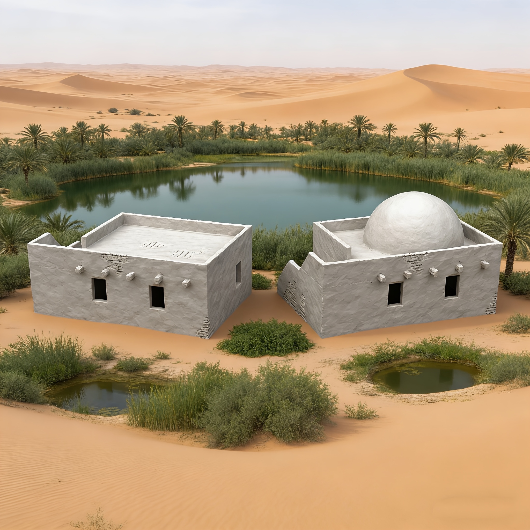 3DMAGIC Arabian Village RPG Terrain Set for Tabletop Games